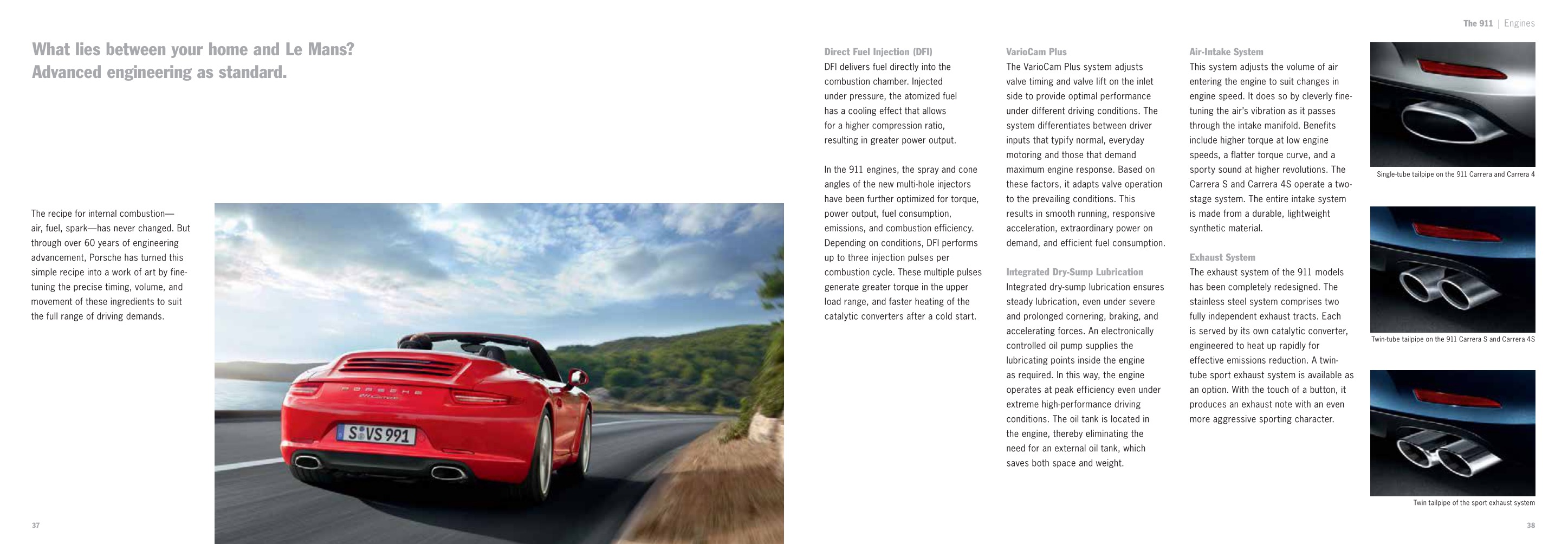 2013 Porsche 911 Brochure Page 52